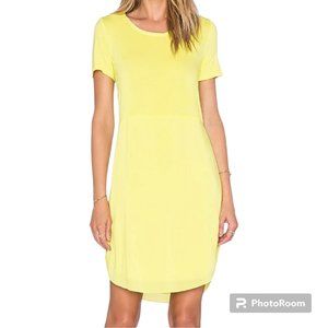 Splendid Womens Small Rayon Voile Shift Dress Tennis Exposed Zipper Summer Light